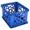 Storex Large File Crate, Blue 61460U03C - alternate 1